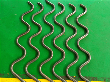 curvatura da tubulação da forma de onda